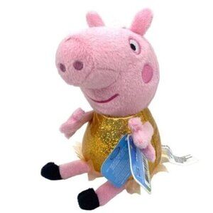 Peppa Pig Hollywood Peppa Plush Stuffed Animal New
